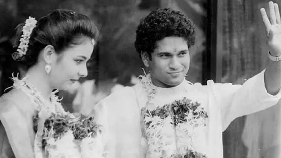 Sachin Tendulkar Wedding Photos Unseen Photo Album Trending News In Marathi