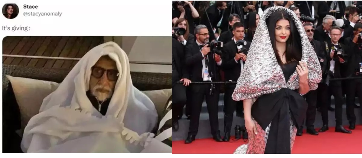 Aishwarya Rai Bachchan s look from Cannes 2023 got compared with Amitabh Bachchan s