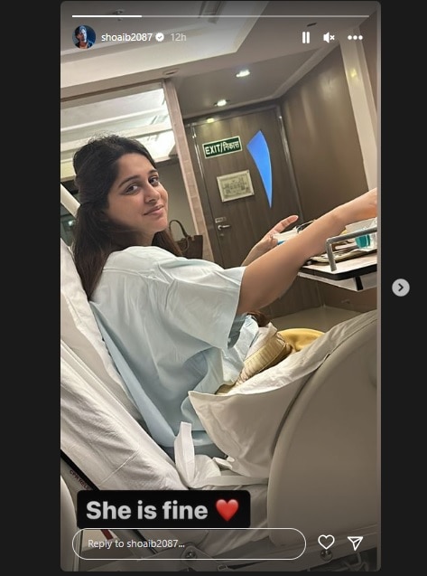 Dipika Kakar after giving birth to baby boy husband shoaib ibrahim share photo of her from hospital