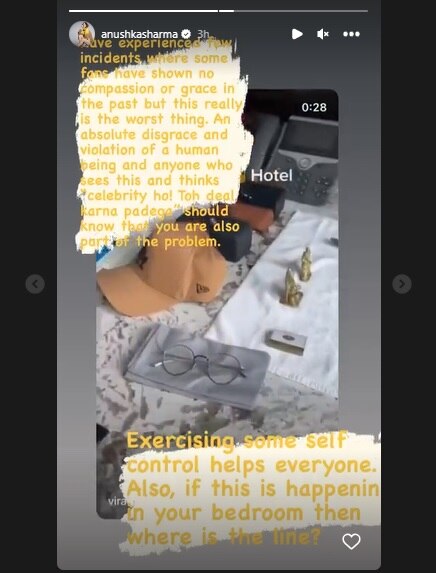 anushka sharma lashesh out people who leaked virat kohli hotel room video in australia 