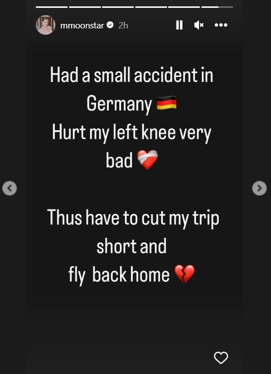 taarak mehta munmun dutta accident in germany shares post says have to cut a short trip 