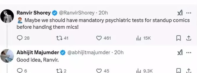 samay raina made joke on a rare disease of a 2 month child ranvir shorey gets angry