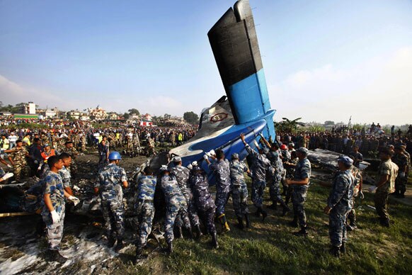 काठमांडू येथे कोसळलेले विमान