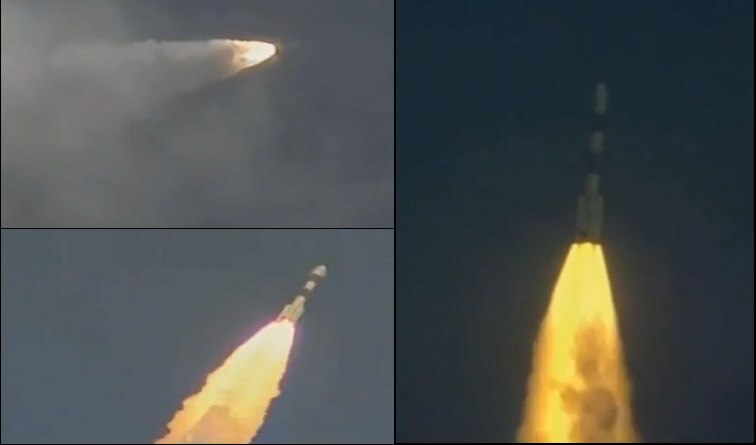 पीएसएलव्ही सी 25 रॉकेटच्या मदतीनं 'मंगळयान' मंगळाच्या दिशेनं  झेपावल्यानंतर