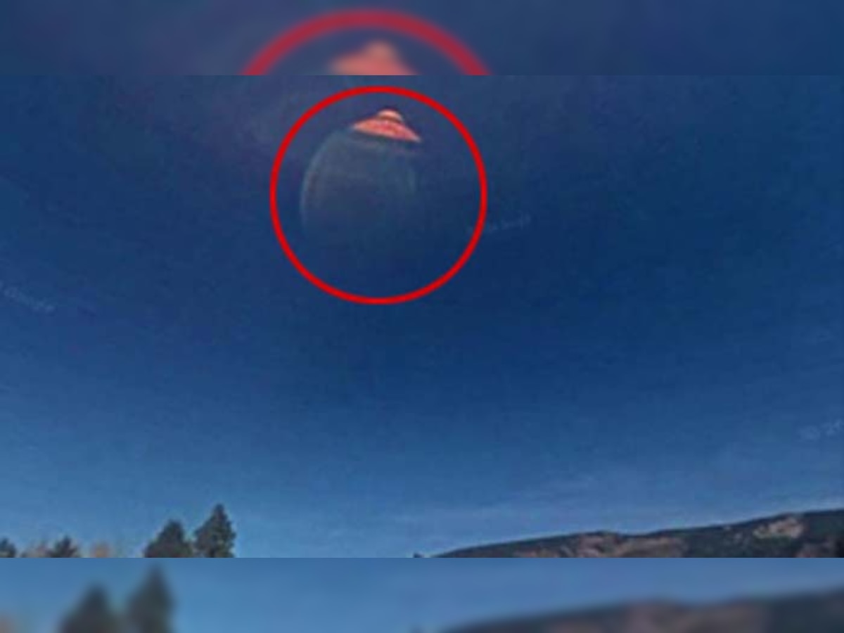 गूगल अर्थच्या फोटोत यूएफओमधून दिसलं एलियनचं डोकं title=