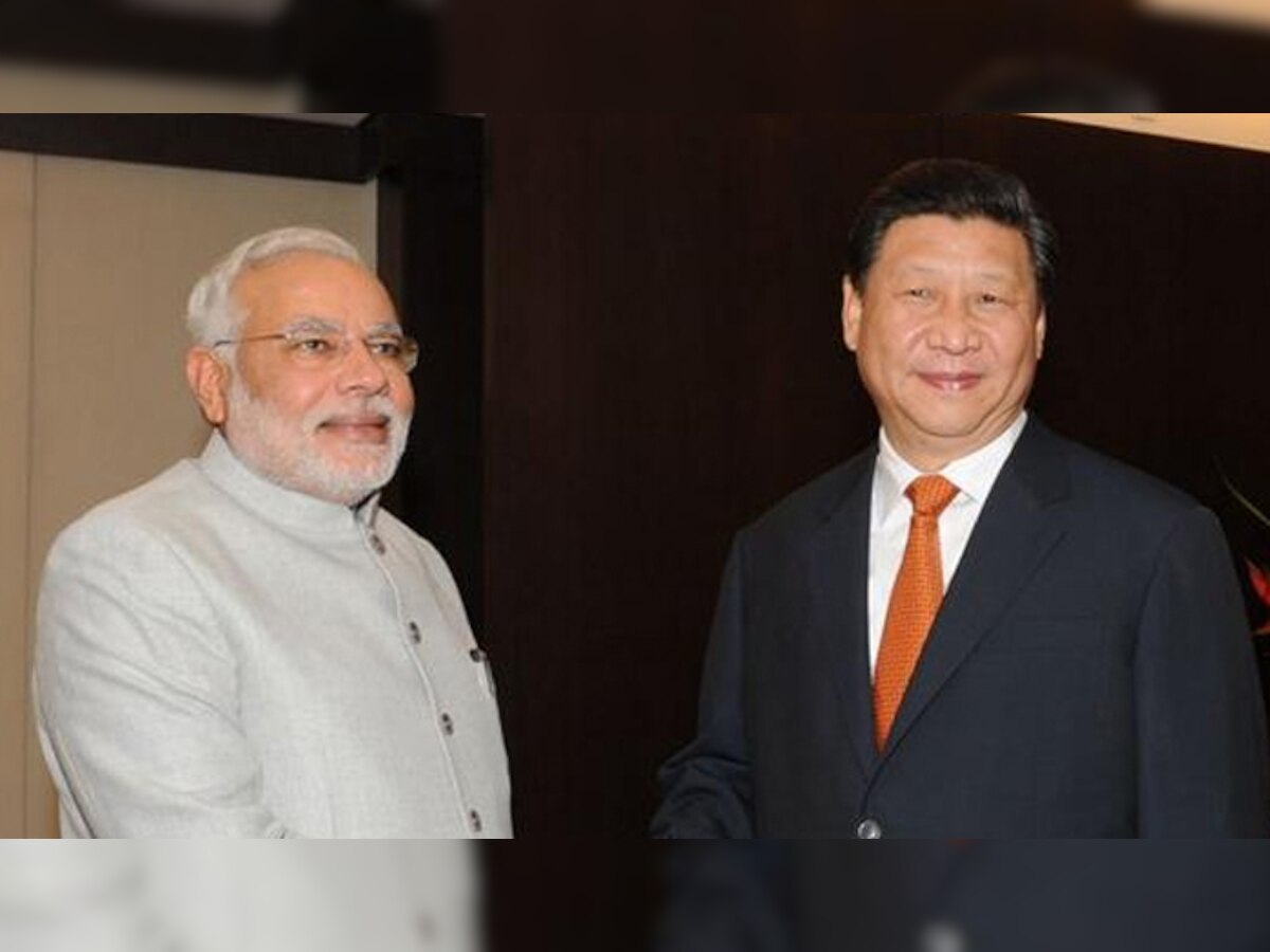 भारत-चीन सीमावादावर चर्चा, मोदी भेटले चीनच्या अध्यक्षांना title=