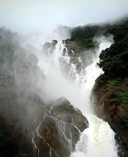 दूधसागर धबधबा... (फोटो- चांदणी निहलानी कुमार)
