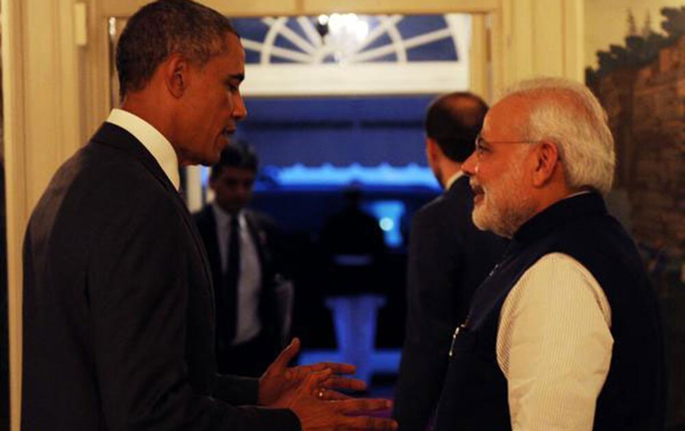 भारताचे पंतप्रधान नरेंद्र मोदी यांच्यासाठी खास अमेरिकेचे राष्ट्राध्यक्ष बराक ओबामा यांचा पाहुणाचार... 
