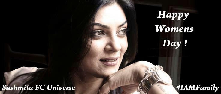 Sushmita FC Universe :- #HappyWomensDay To @thesushmitasen Who Defined d Essence Of A Woman To d World As A Kid When She Was 18 ! #IAMFamily -twitter
