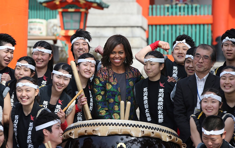 मिशेल ओबामा जपानच्या दौऱ्यावर!
