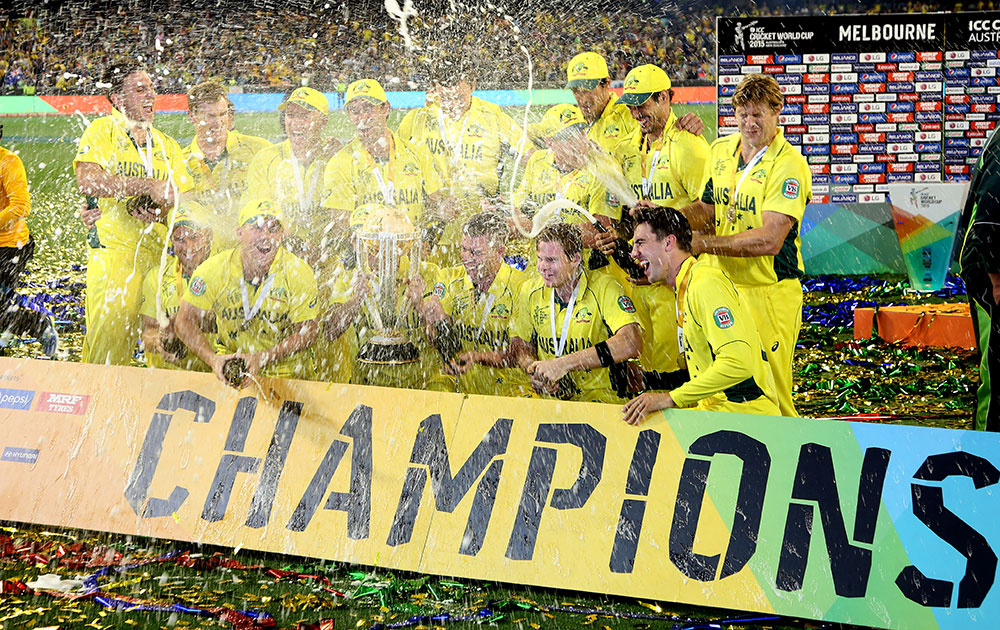 न्यूझीलंडचा सात विकेट्सनी धुव्वा... ऑस्ट्रेलियाने जिंकला पाचव्यांदा क्रिकेट वर्ल्डकप 
