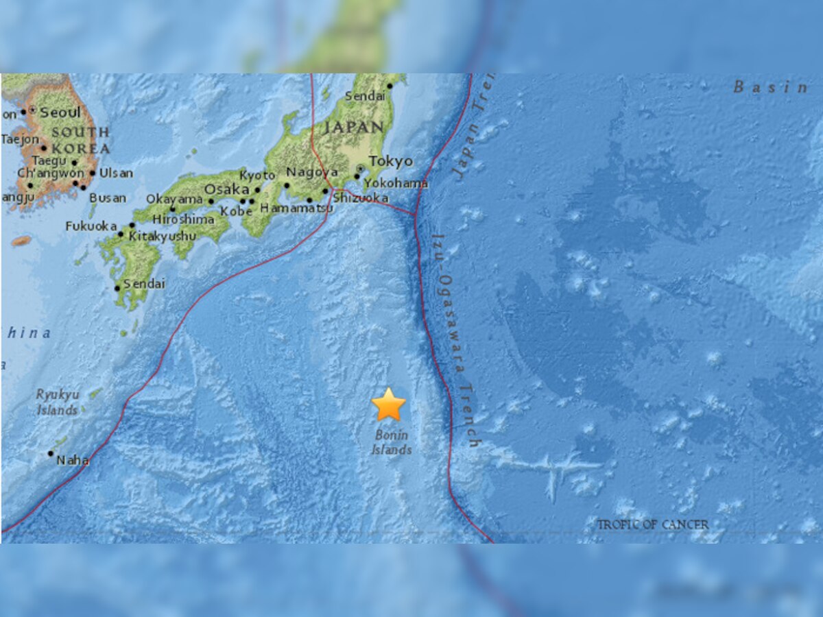 जपानमध्ये ८.५ तीव्रतेचा भूकंप, दिल्ली परिसरातही भूकंपाचे हलके झटके title=