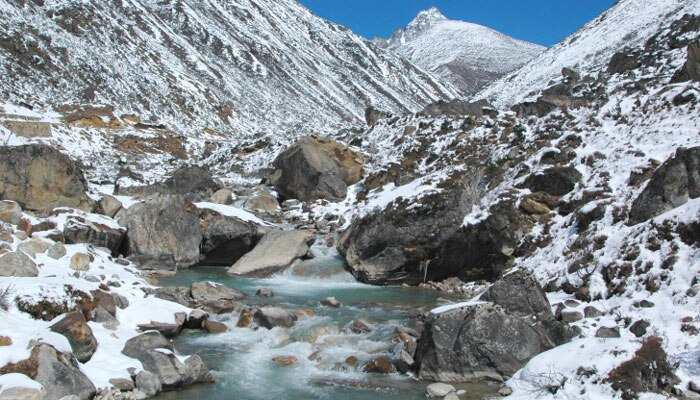 River in the Himalayas, Sikkim - निसर्ग सौंदर्यानं वैभवशाली असलेलं सिक्कीम!
