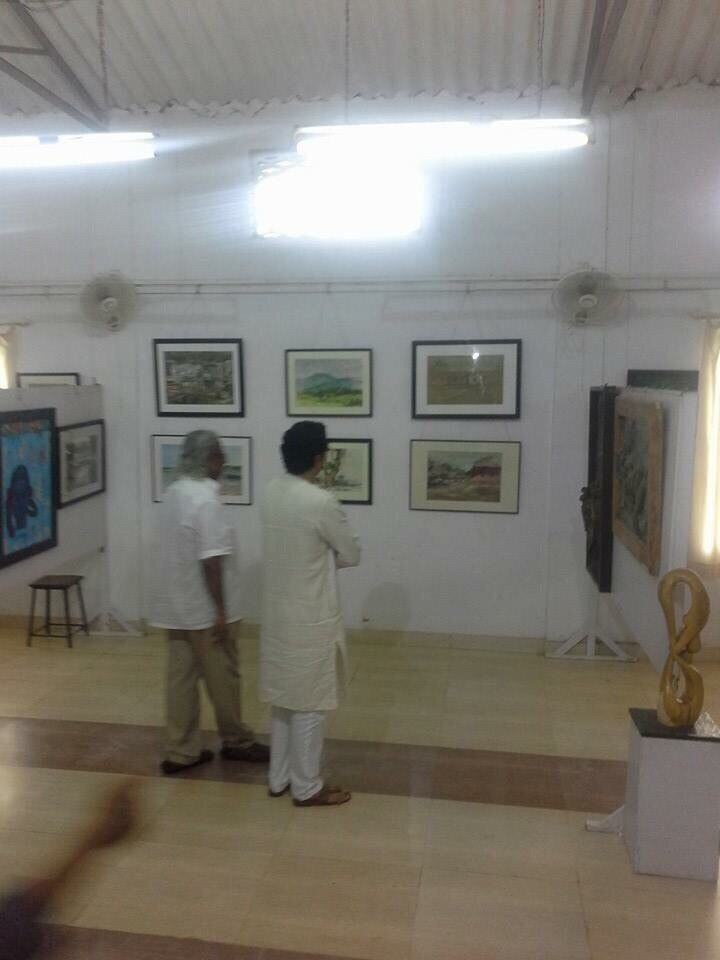 राज ठाकरेंचा कोकण दौरा, सावर्डे येथील सह्याद्री स्कूल ऑफ आर्टसच्या कलादालनास भेट

