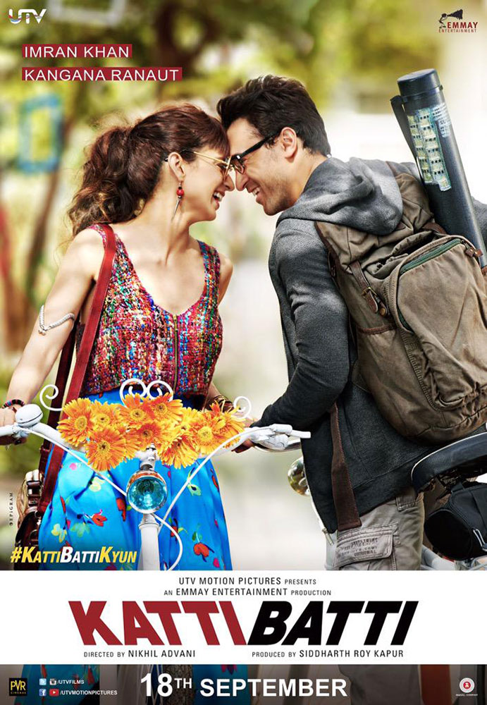 #KattiBatti new poster. Stars Imran Khan and Kangna Ranaut. -twitter
