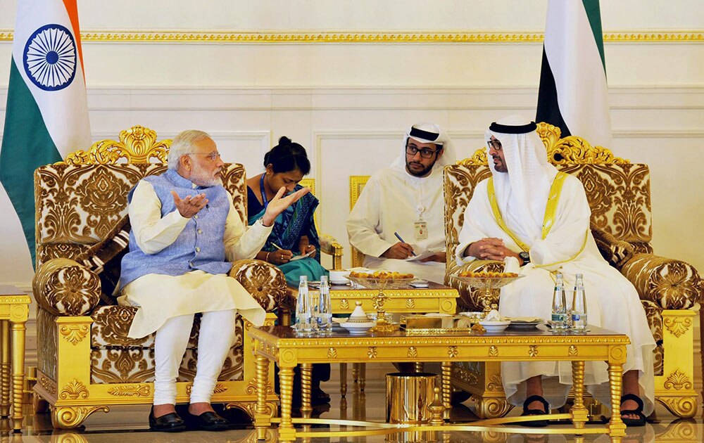 पंतप्रधान नरेंद्र मोदींचा संपूर्ण यूएई दौरा, पाहा फोटो- Abu Dhabi.
