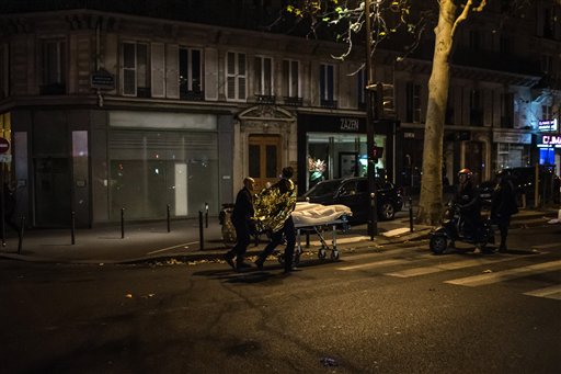 फ्रान्समधील पॅरिसमध्ये अतिरेकी हल्ला
