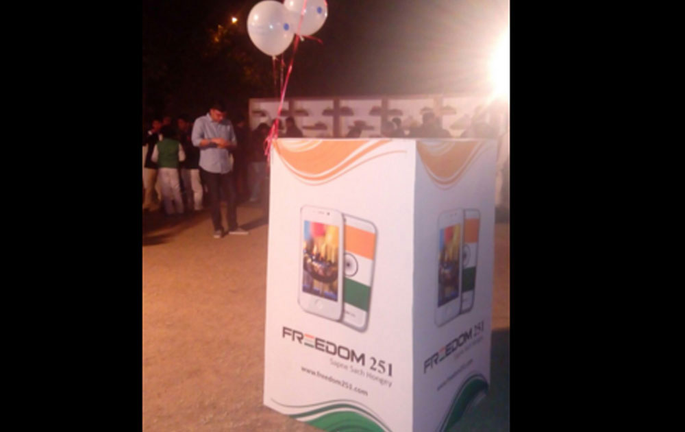 Freedom launch event at Nehru Park, New Delhi.

