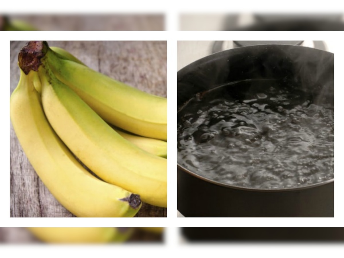 सकाळी केळं खायचे, गरम पाणी प्यायचे फायदे title=