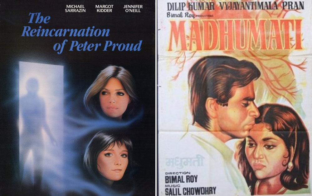 The Reincarnation of Peter Proud (1975) was copied from 1958 released Madhumati