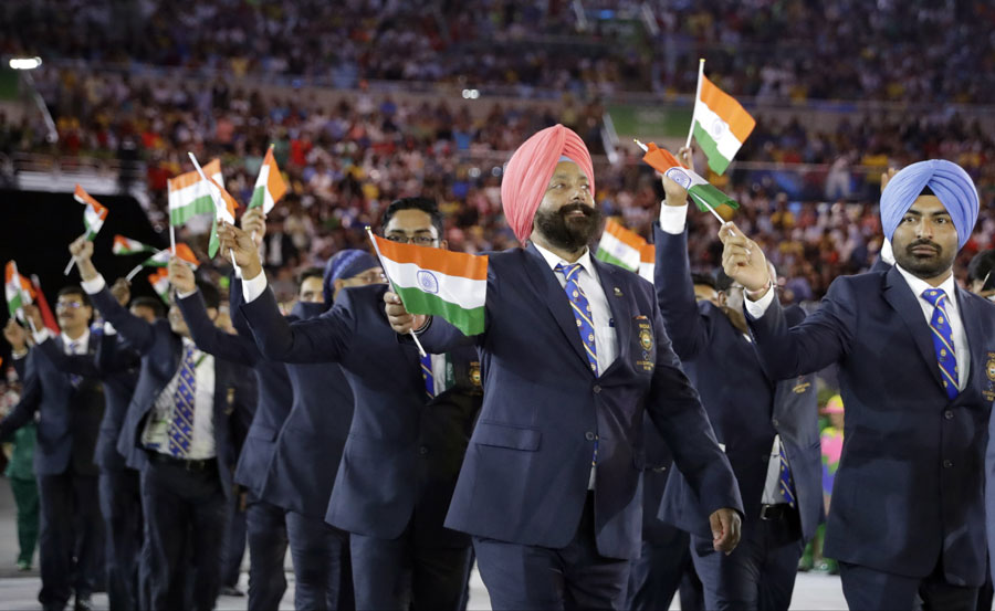 Team India arrives