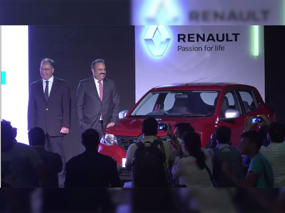 Renaultची 1000 सीसी ची नवी KWID कार लॉन्च,  किंमत 3.95 लाख रुपये title=