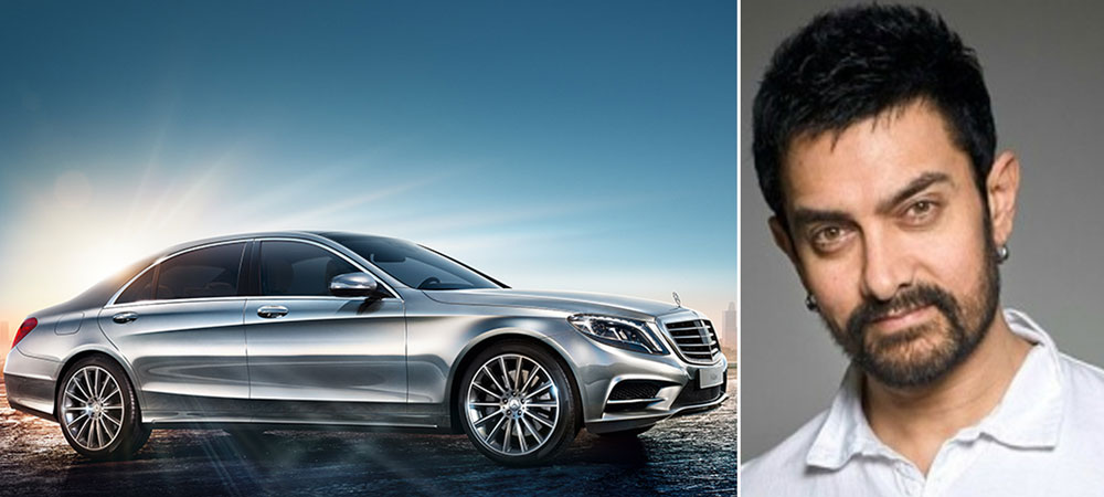 Aamir Khan - Mercedes S600