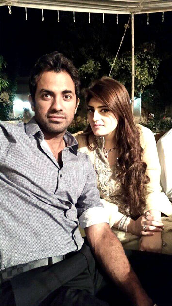 Wahab Riaz and Zainab Chaudhry