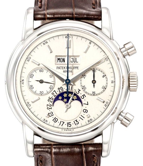 Patek Philippe 1928 single-button chronograph timepiece