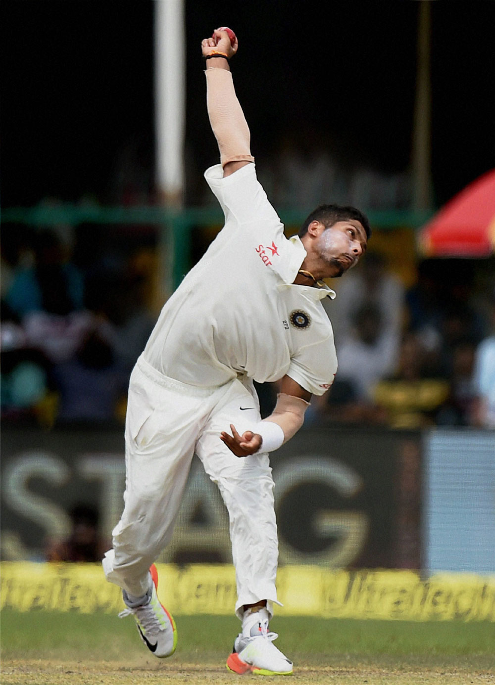 Umesh Yadav in action