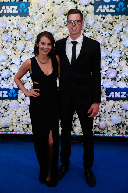 Mitchell Santner and Caitlin Podunski