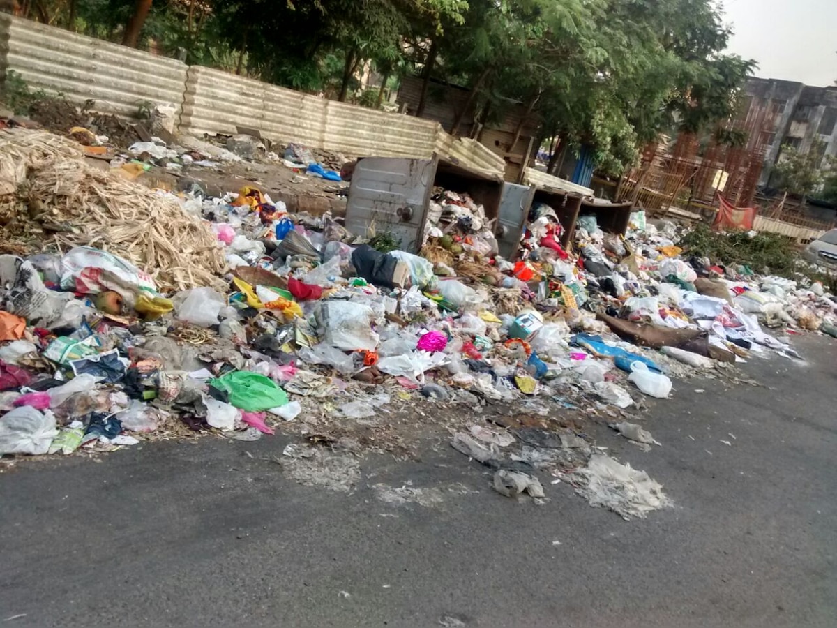 नवी मुंबईत दिवाळी सणात कचऱ्याचे साम्राज्य, प्रशासन जबाबदार - महापौर title=