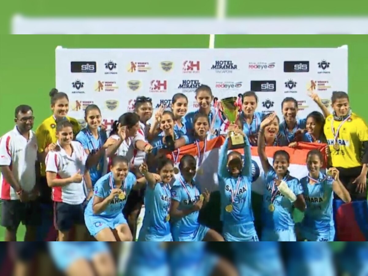 महिलांची 'चक दे' कामगिरी, आशियाई हॉकी चॅम्पियन्स ट्रॉफी भारताची title=