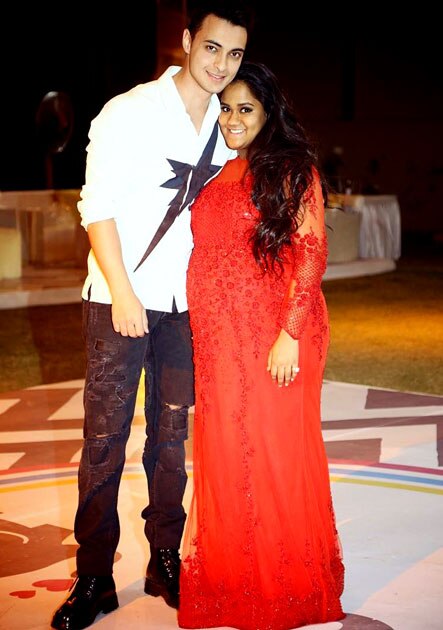 Aayush Sharma & Arpita Khan