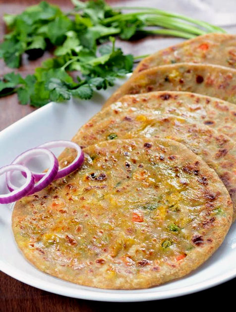 Stuffed paratha like aalo, mooli, gobi