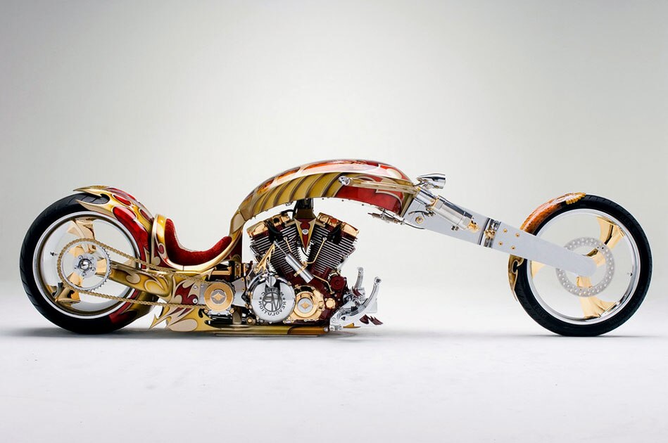 Gold Plated Custom Chopper