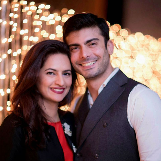 Fawad Khan& sadaf khan 