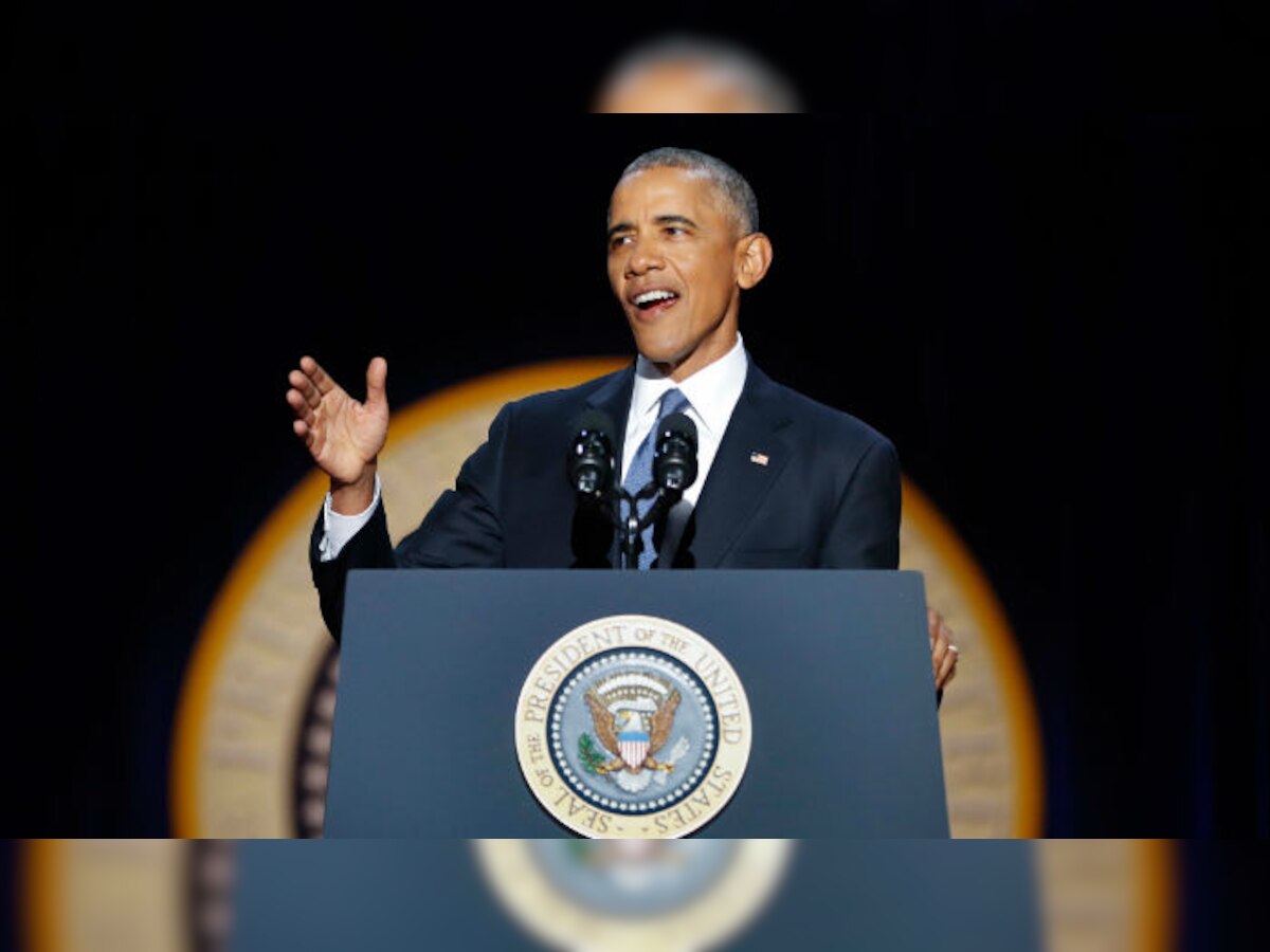 VIDEO : बराक ओबामांचं निरोपाचं भाषण title=