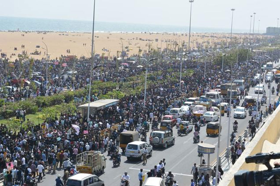 Jallikattu Protest in Tamil Nadu