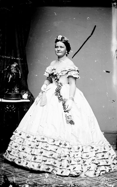 Mary Todd Lincoln in 1855