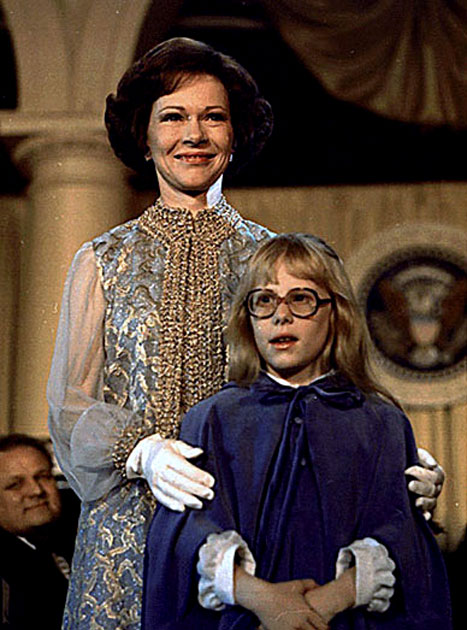 Rosalynn and Amy Carter, 1977