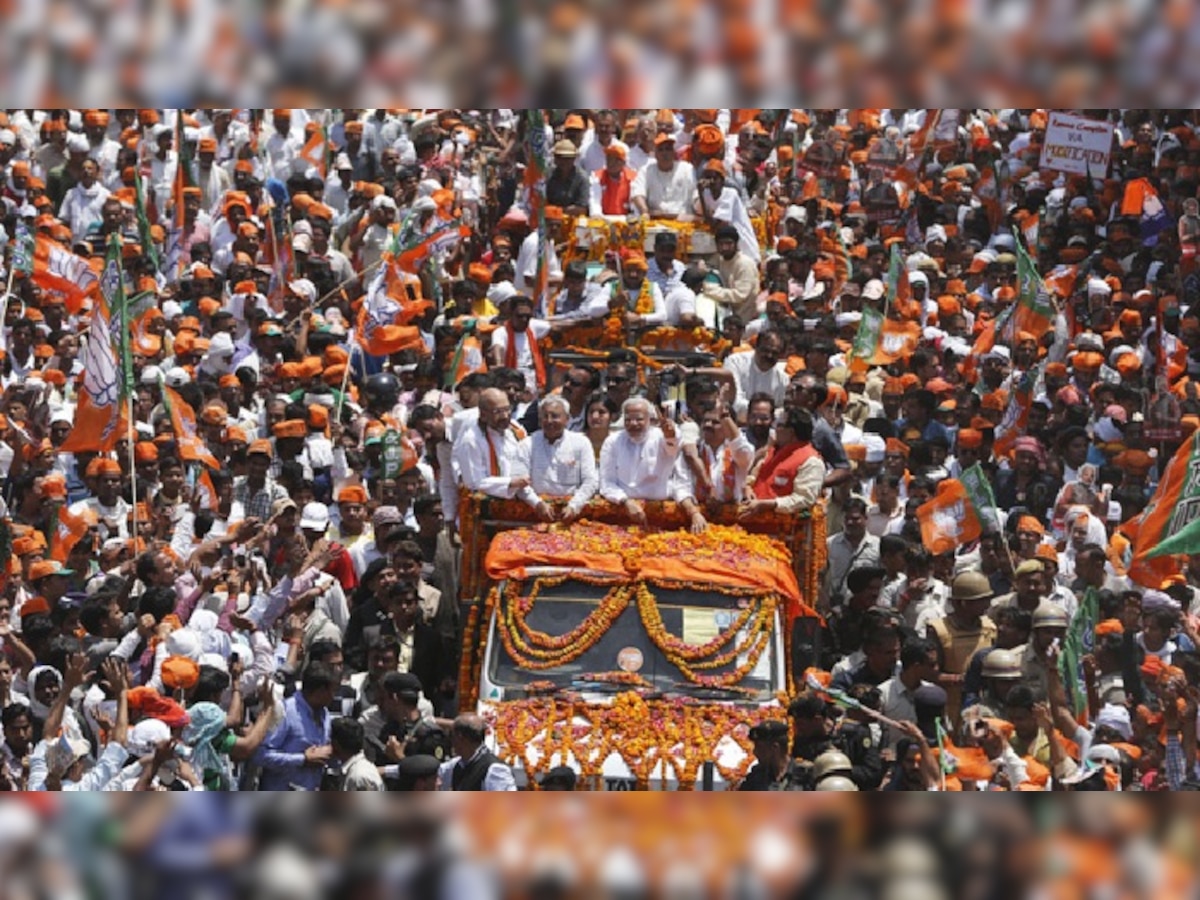 उत्तर प्रदेशात २०१४ पेक्षाही मोठी लाट - अमित शाह title=