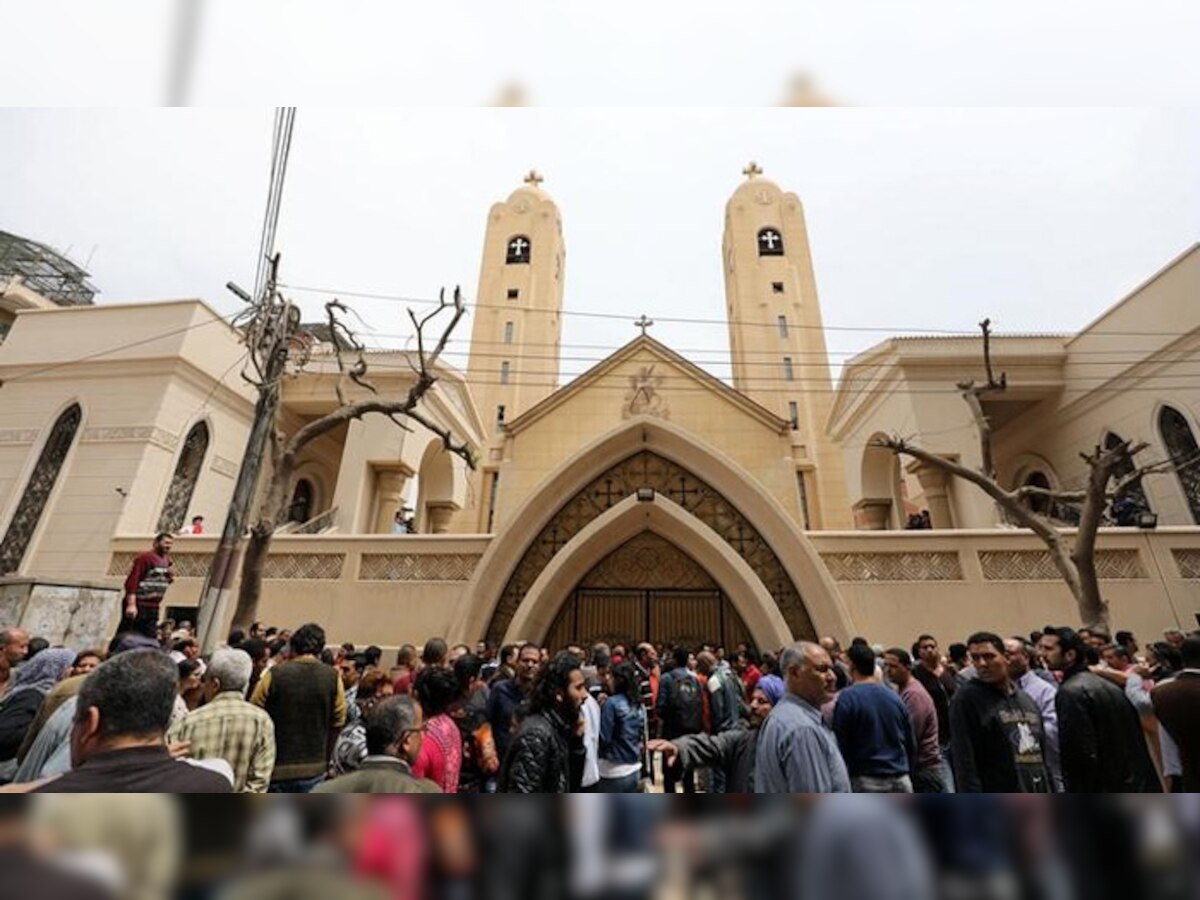 इजिप्तच्या दोन शहरात चर्चमध्ये स्फोट title=
