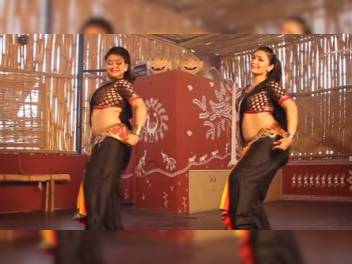 बाहुबलीच्या गाण्यावर जबरदस्त बेली डान्स... title=