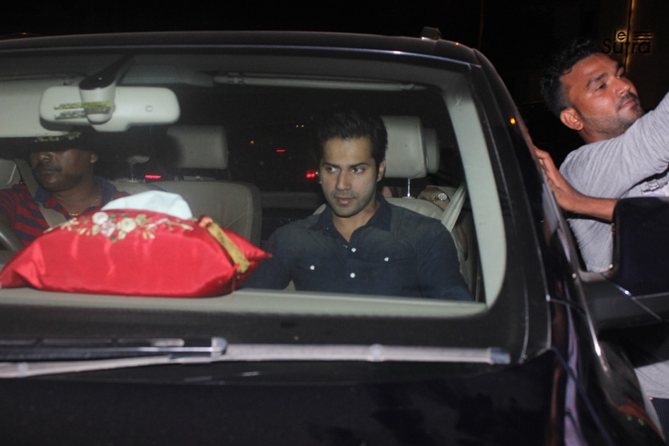 Actor Varun Dhawan during Karan Johar`s 45th birthday party