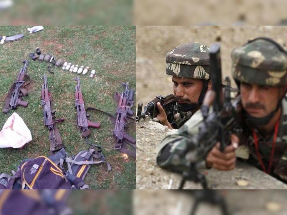 काश्मीरमध्ये दहशतवादी हल्ला,  ४ दहशतवाद्यांचा खात्मा  title=