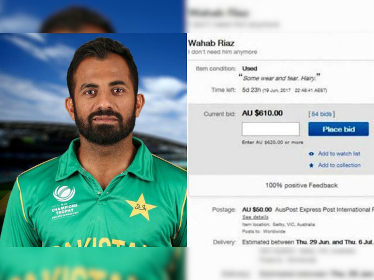  Ebayवर पाकिस्तानी गोलंदाज विक्रीला, पाहा काय आहे प्रकरण... title=
