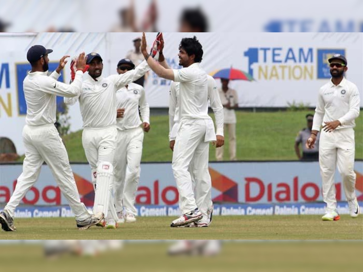 भारत-श्रीलंका आज तिसरी कसोटी, पावसाचे सावट title=