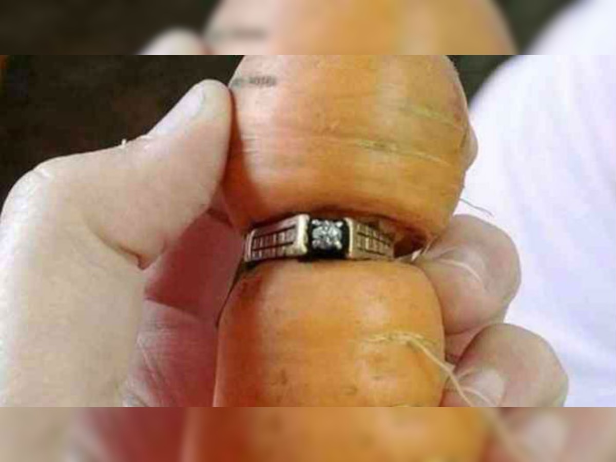 १३ वर्षांपूर्वी हरवलेली अंगठी सापडली गाजरात....  title=