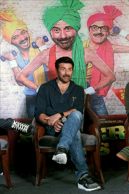 Actor Sunny Deol during a press conference